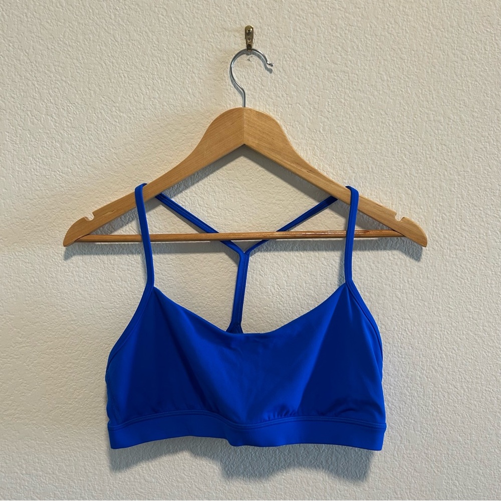 lululemon athletica Electric Blue Flow Y Bra